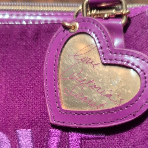Victoria's Secret Purple Love Cosmetic Bag - Picture 2 of 6